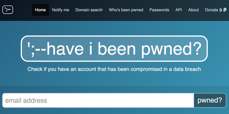 Снимка 1: Have I been pwned