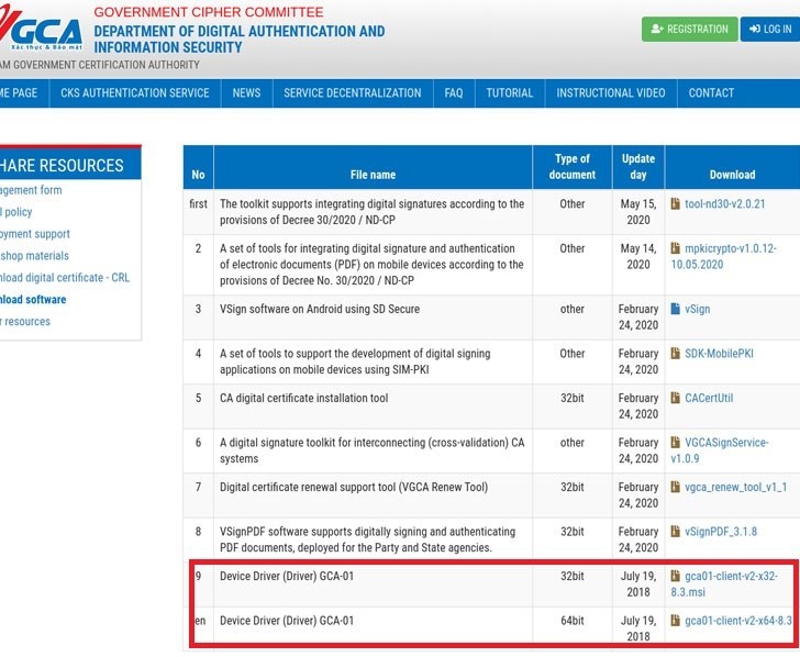 Screenshot от компрометирания сайт ca.gov.vn